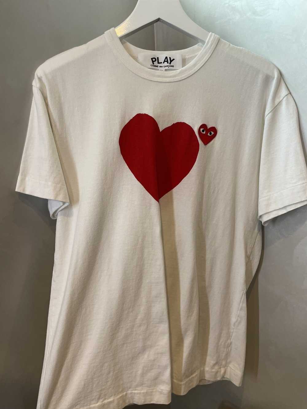 Comme des Garcons Comme des Garçon red heart t - image 2