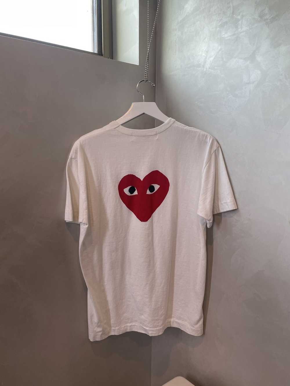 Comme des Garcons Comme des Garçon red heart t - image 3