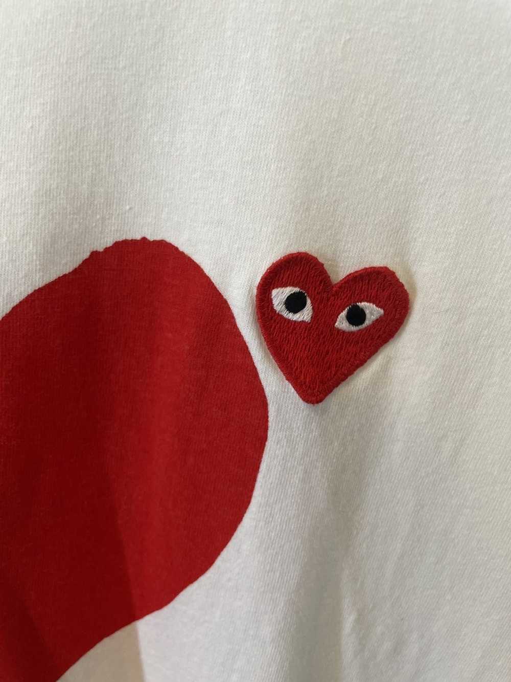 Comme des Garcons Comme des Garçon red heart t - image 5