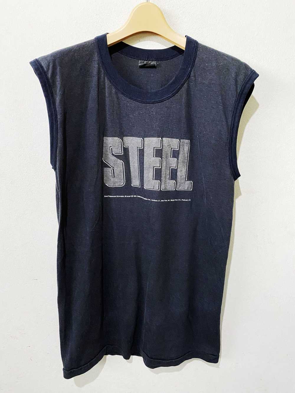 Vintage Vintage 1981 Steel Shirt - image 1