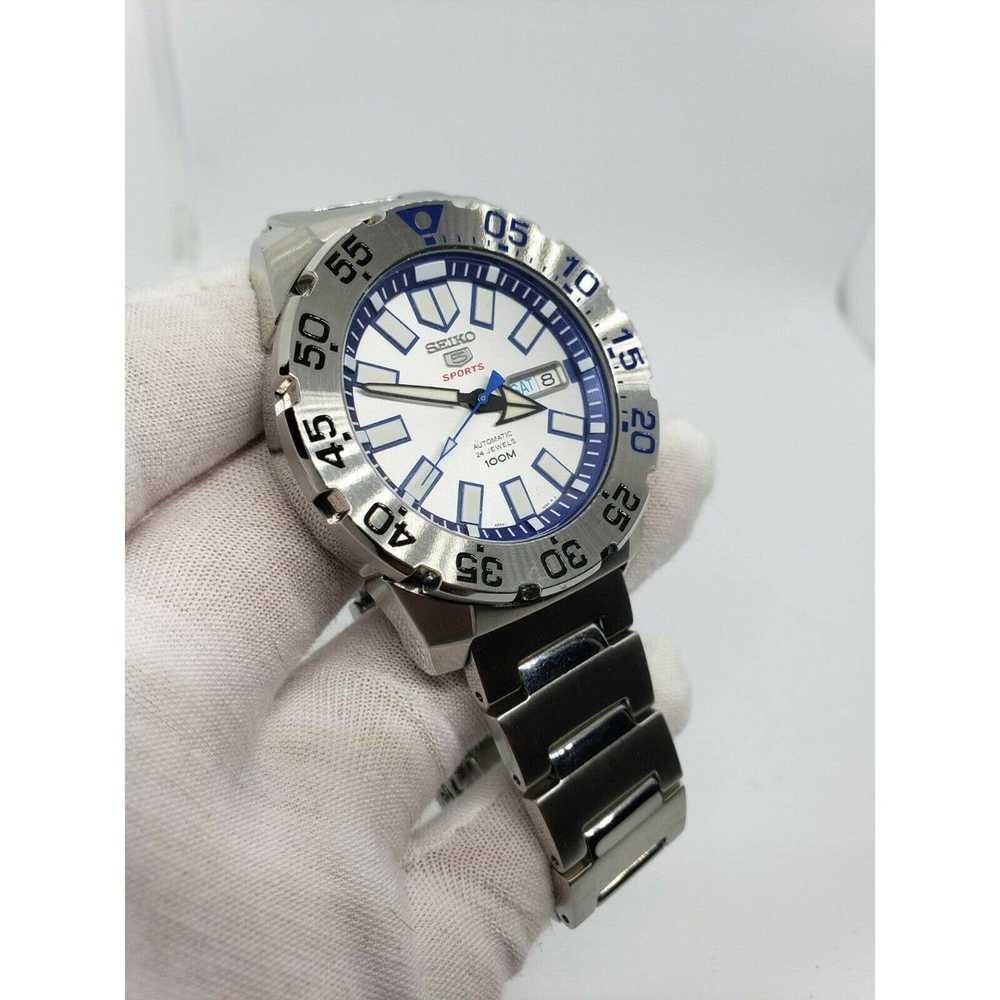 Seiko SEIKO 5 Ice Monster 4R36-02T0 Automatic Wat… - image 3