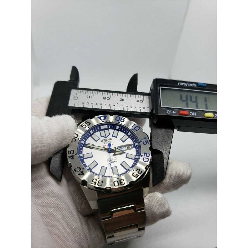 Seiko SEIKO 5 Ice Monster 4R36-02T0 Automatic Wat… - image 6