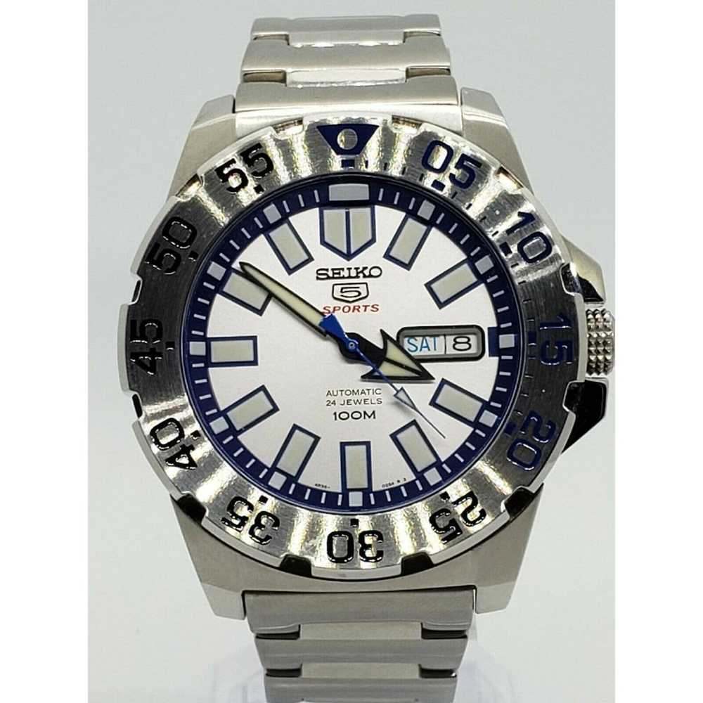 Seiko SEIKO 5 Ice Monster 4R36-02T0 Automatic Wat… - image 8