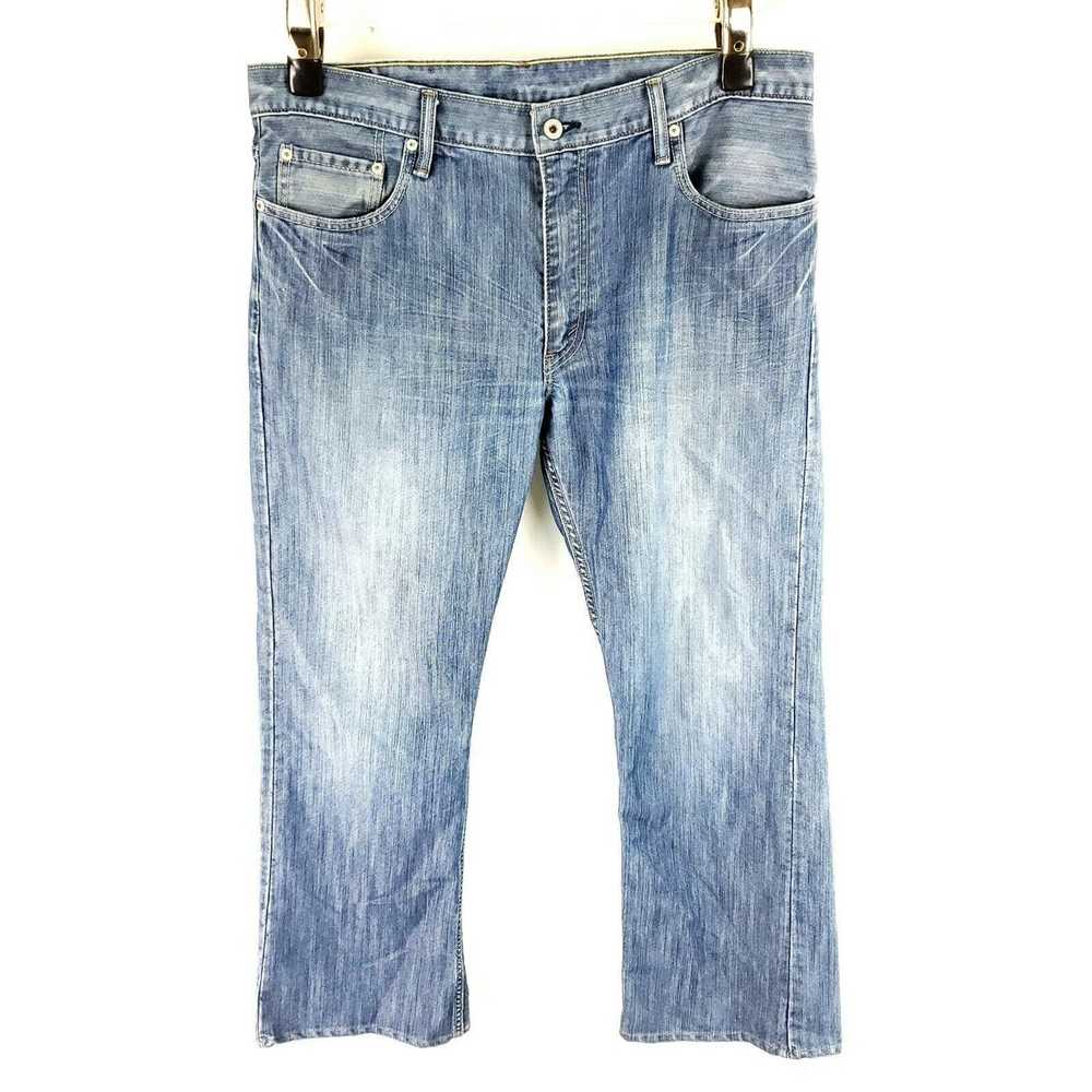 Levi's Levi 527 Slim Boot Cut Blue Light Wash Jea… - image 2