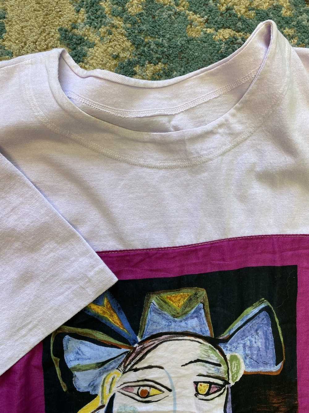 Picasso × Vintage 90s Picasso Bandana T-shirt - image 3