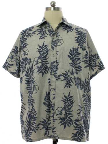 1980's Go Barefoot Mens Hawaiian Shirt