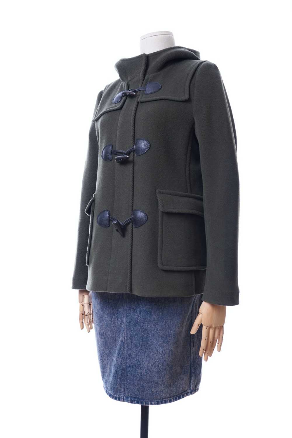 Burberry Burberry Brit Wool Toggle Duffle Coat Ho… - image 3