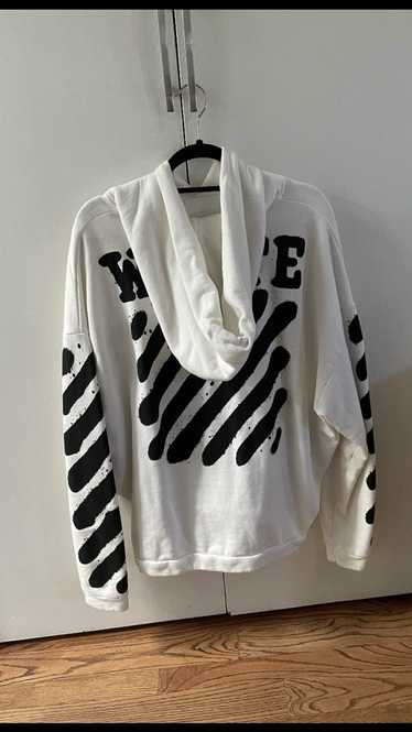 Off-White Off-White Diagonal Caution Tape Hoodie - image 1