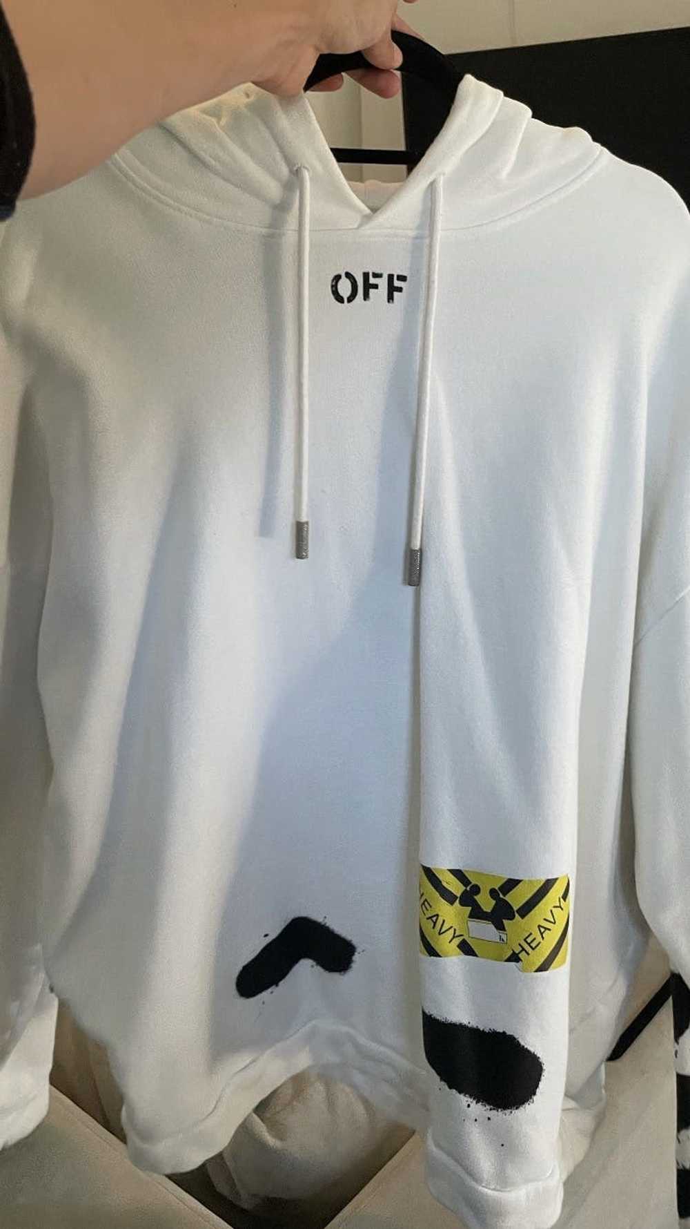 Off-White Off-White Diagonal Caution Tape Hoodie - image 3