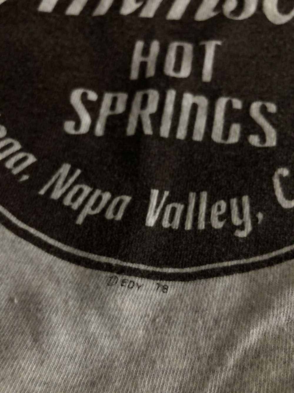 Hanes × Vintage Hanes beefy T Hot springs Spa - image 5