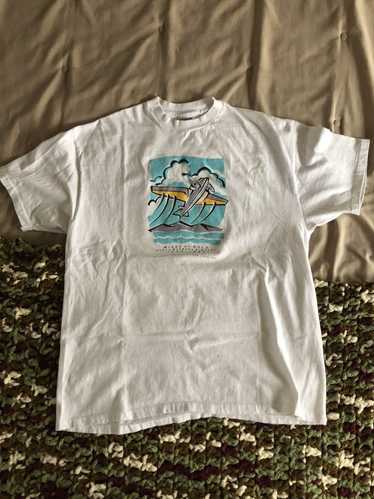Vintage Lake Tahoe T Shirt Fits Mens Medium Black 90s Hanes Beefy – Proper  Vintage