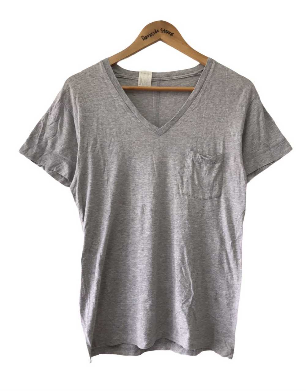 N. Hoolywood N hoolywood V-neck Grey tee - image 2