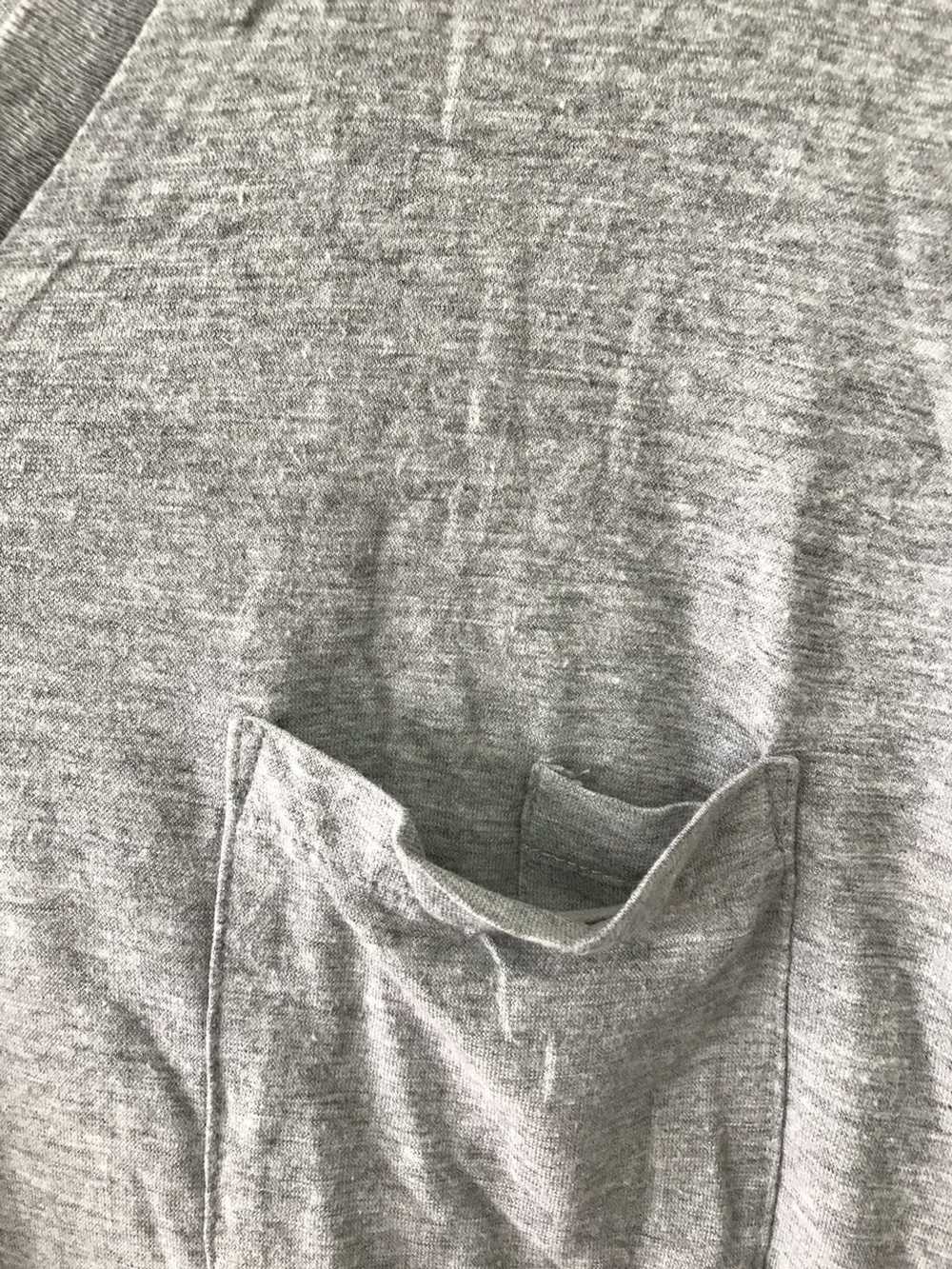 N. Hoolywood N hoolywood V-neck Grey tee - image 4