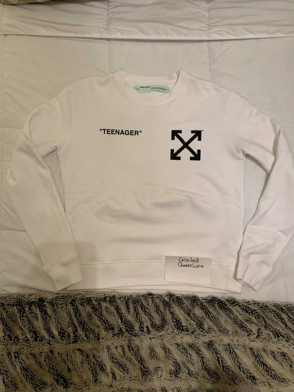 Off white discount teenager sweatshirt