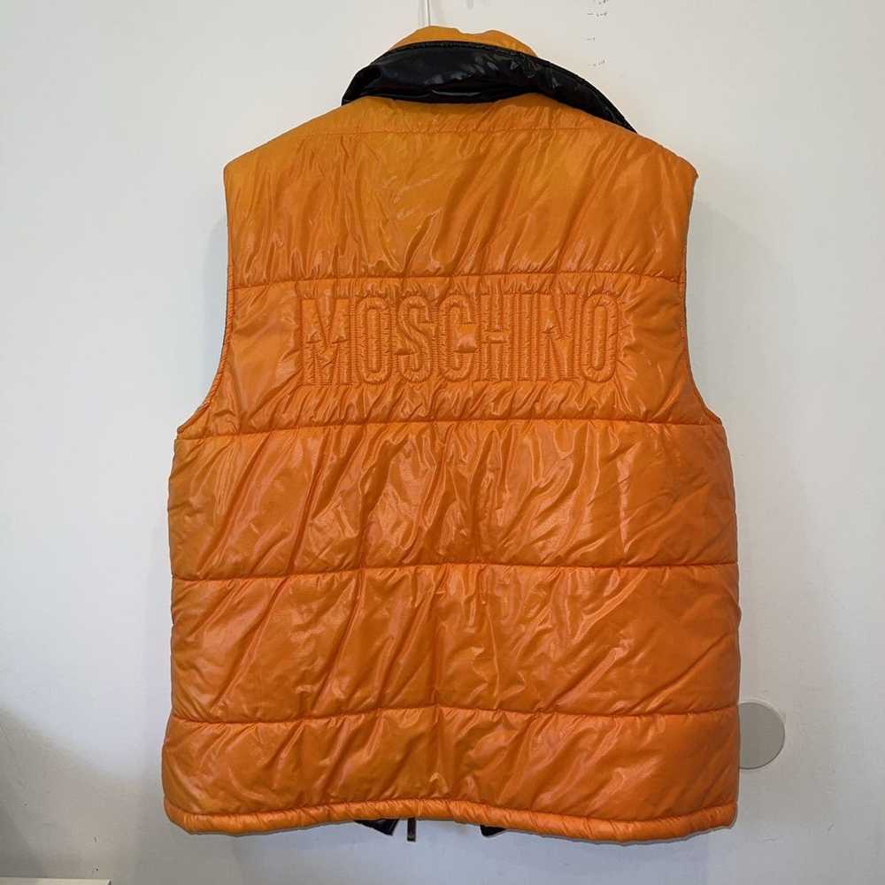 Moschino Moschino Orange Puffer Vest - image 2