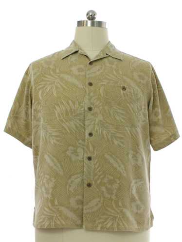 Margaritaville Men's Tails Of The Tropics Light Green Shirt Size