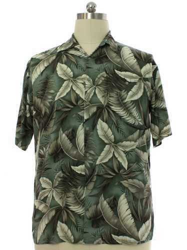 1990's Van Heusen Mens Rayon Hawaiian Shirt - image 1