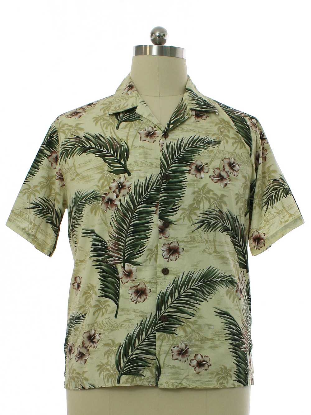 1980's Howie Mens Cotton Hawaiian Shirt - image 1