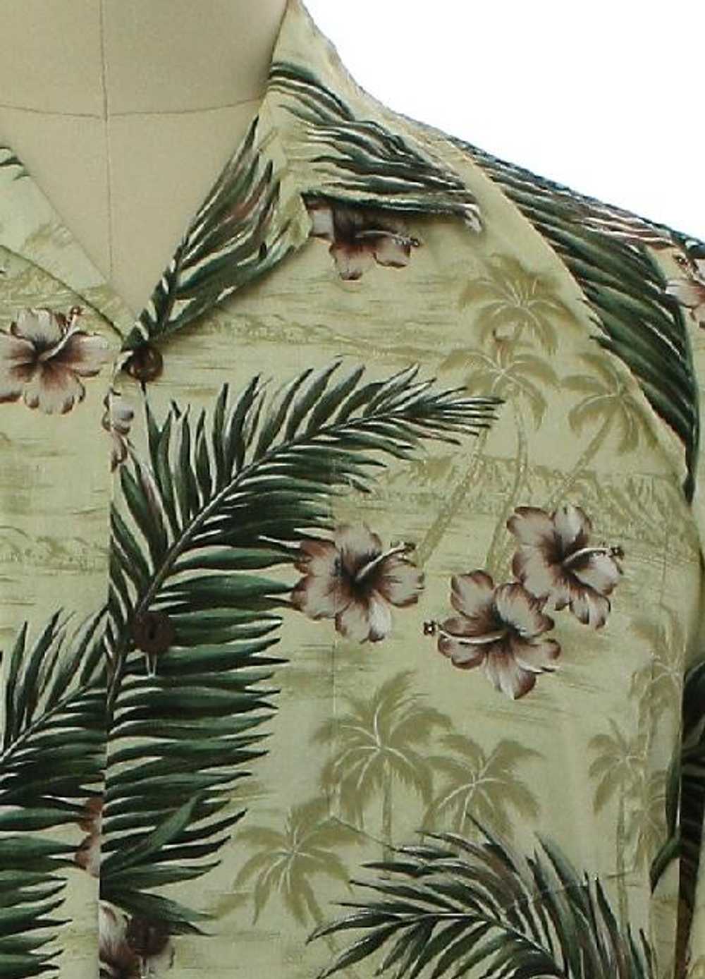 1980's Howie Mens Cotton Hawaiian Shirt - image 2