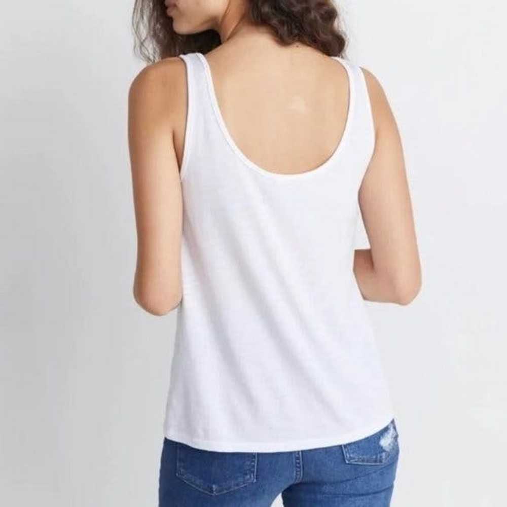 Marine Layer MARINE LAYER LOGAN WHITE TANK TOP XS - image 2