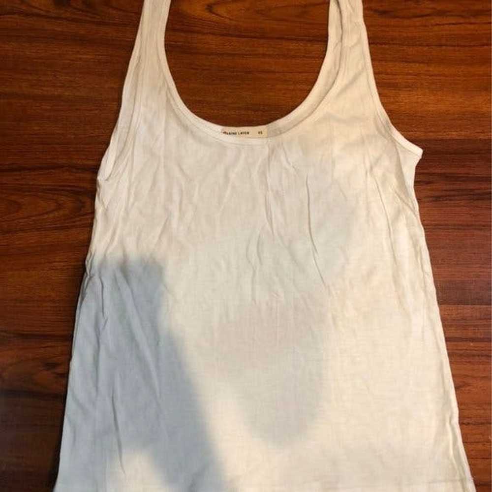 Marine Layer MARINE LAYER LOGAN WHITE TANK TOP XS - image 3