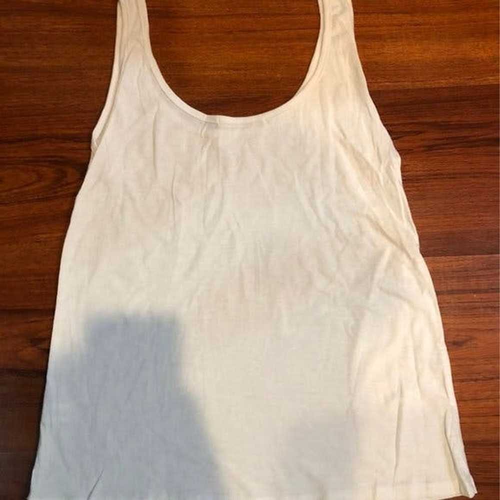 Marine Layer MARINE LAYER LOGAN WHITE TANK TOP XS - image 5