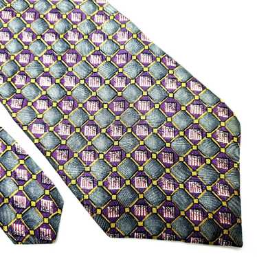 Henry Grethel Henry Grethel Silk Tie Purple Wide P