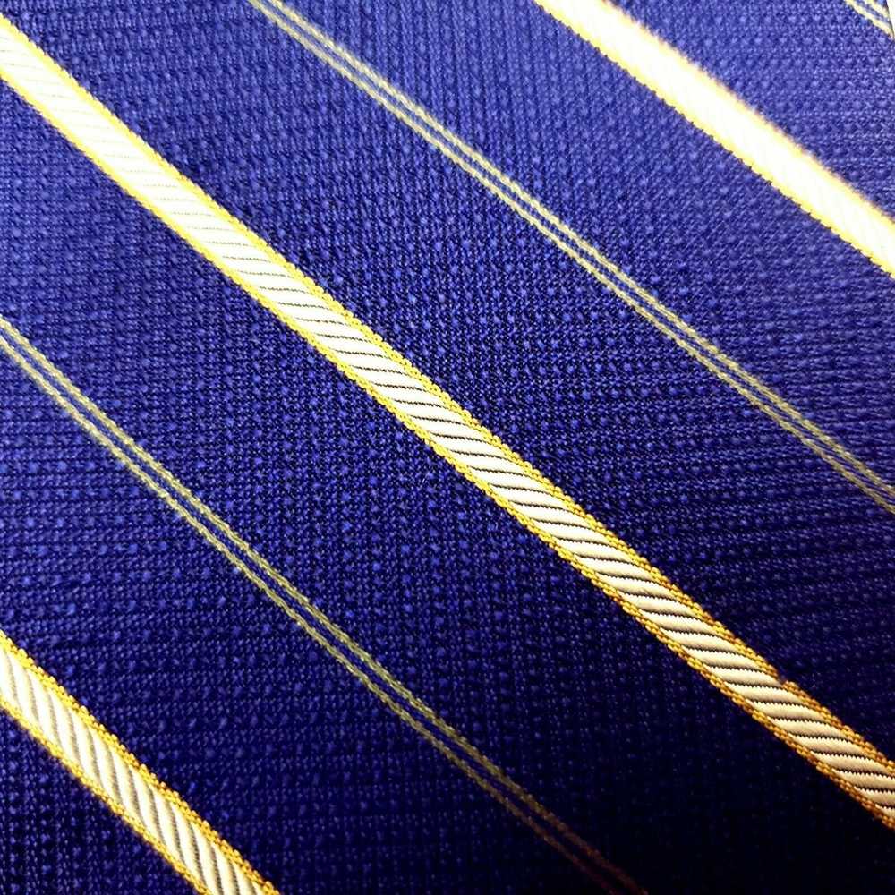 Jos. A. Bank Jos A Bank Silk Tie Woven Striped Bl… - image 2