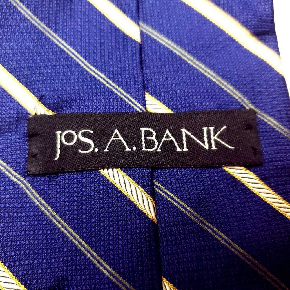 Jos. A. Bank Jos A Bank Silk Tie Woven Striped Bl… - image 3