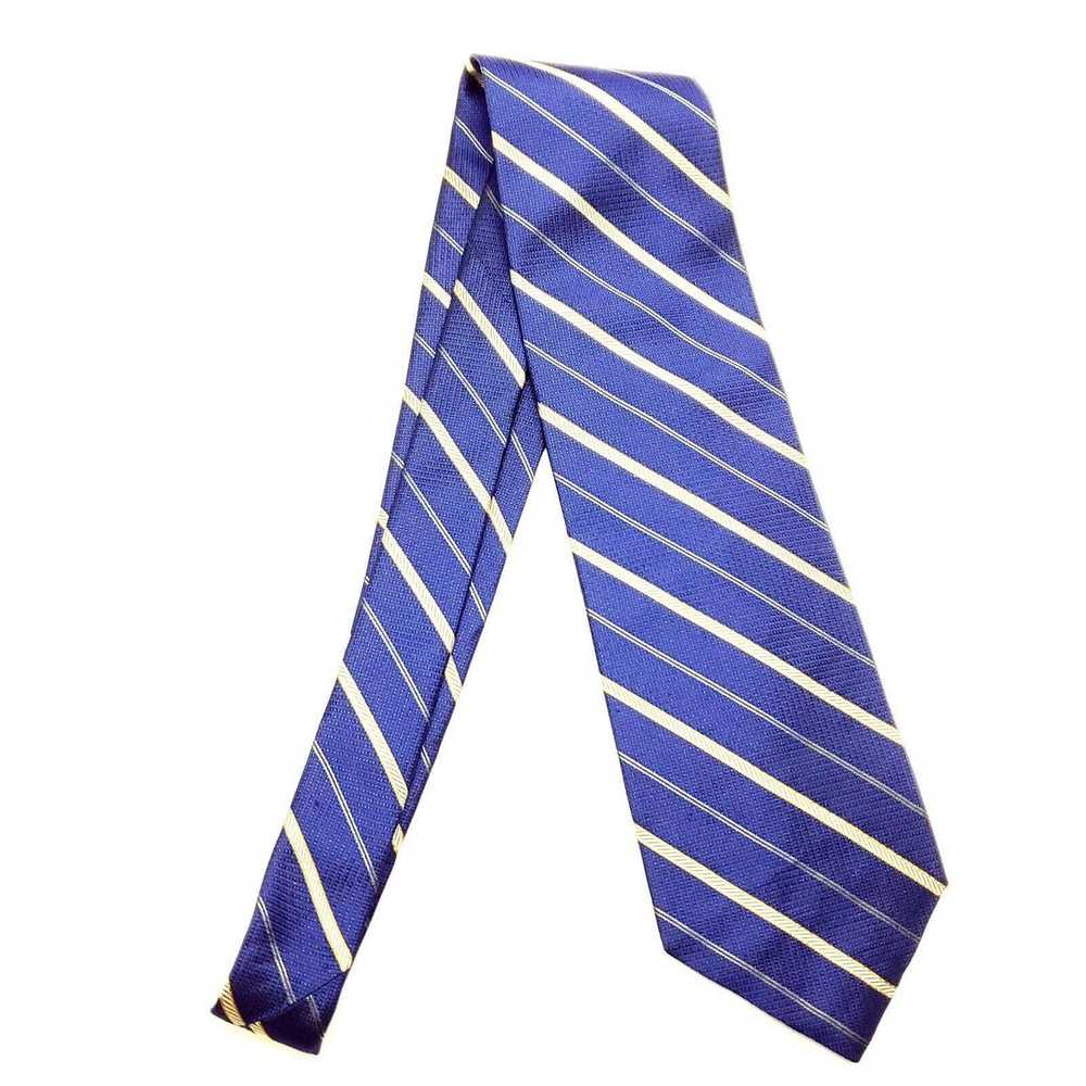 Jos. A. Bank Jos A Bank Silk Tie Woven Striped Bl… - image 6
