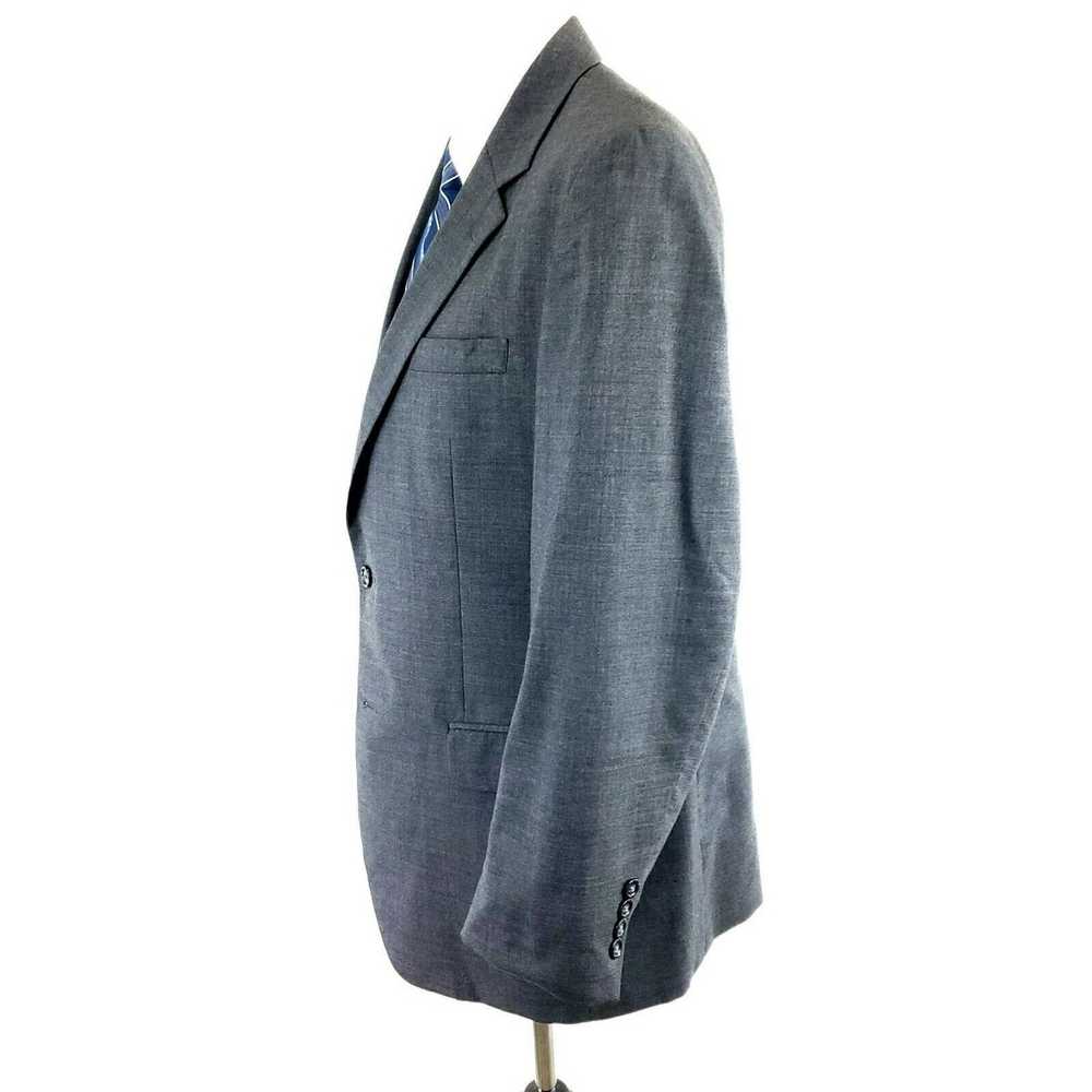 Jos. A. Bank Jos A Bank 40R 2 Button Gray Wool Bl… - image 5