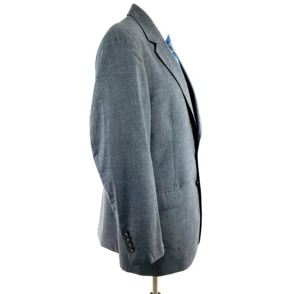 Jos. A. Bank Jos A Bank 40R 2 Button Gray Wool Bl… - image 7