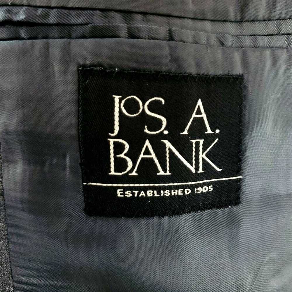 Jos. A. Bank Jos A Bank 40R 2 Button Gray Wool Bl… - image 8