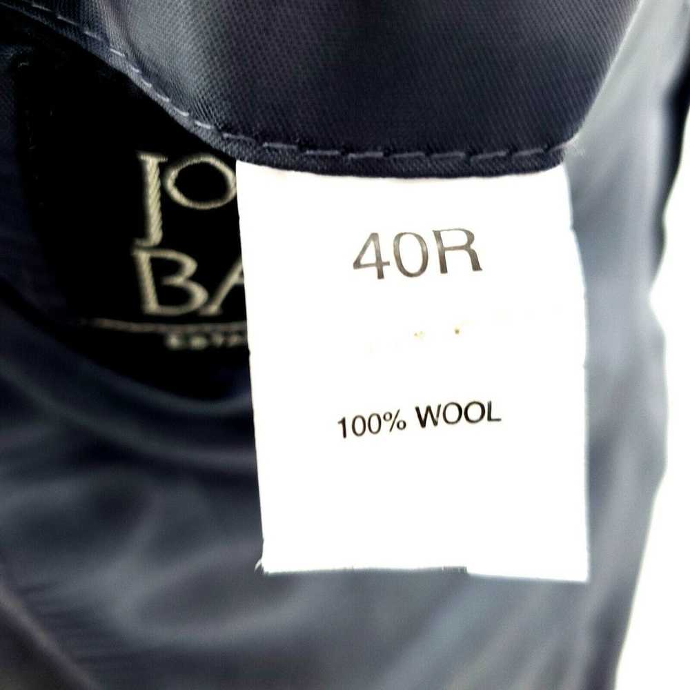 Jos. A. Bank Jos A Bank 40R 2 Button Gray Wool Bl… - image 9