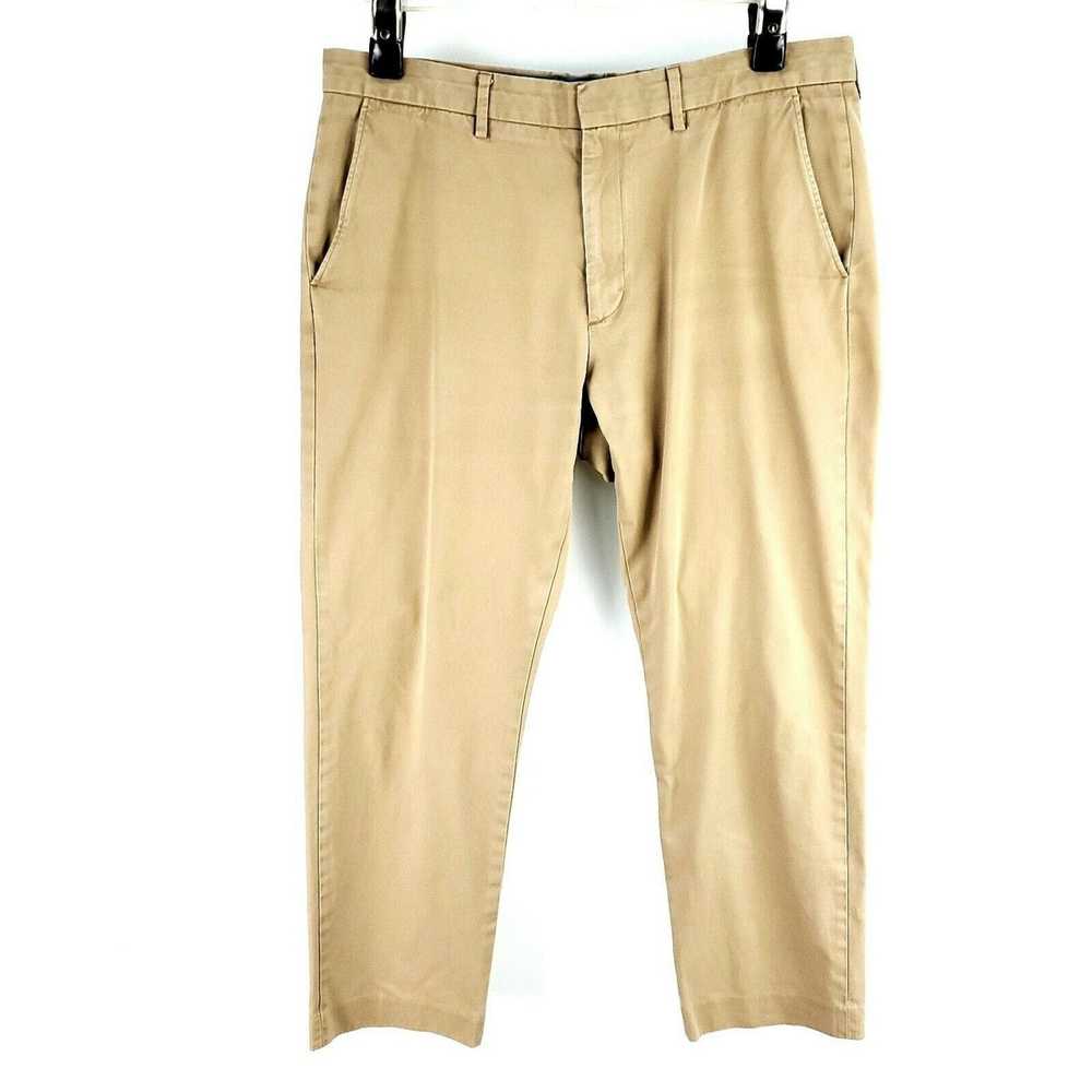 J.Crew J Crew Bowery Chino Pants Flat Front Tan M… - image 2