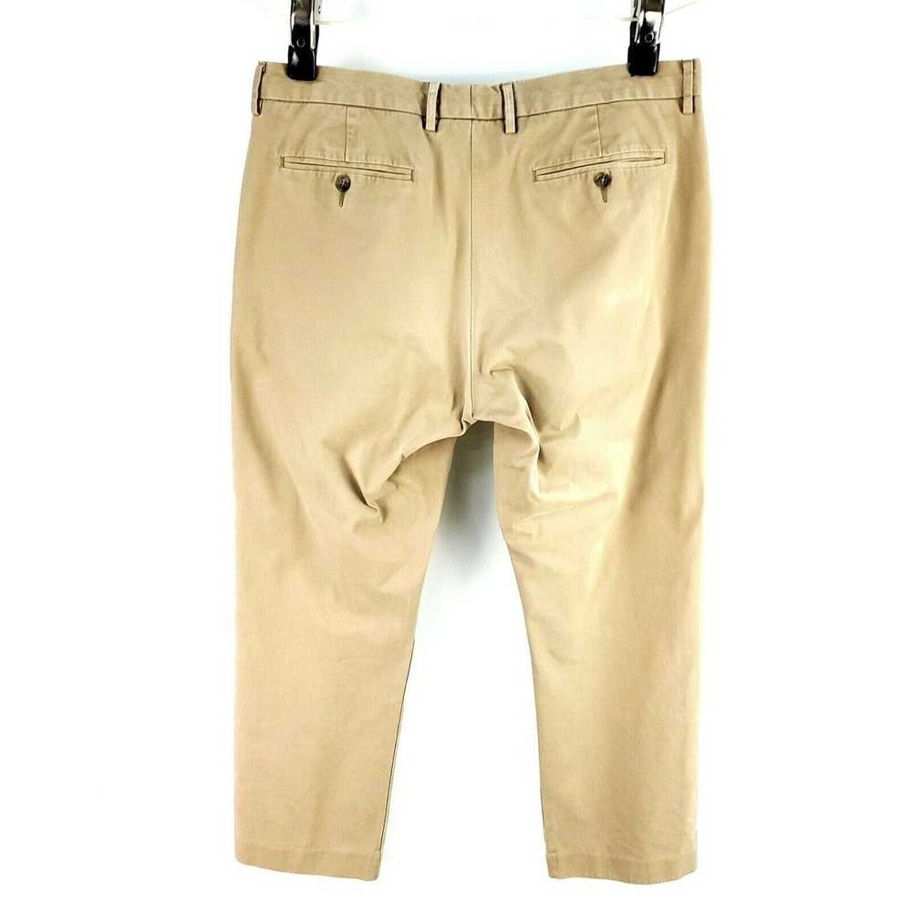 J.Crew J Crew Bowery Chino Pants Flat Front Tan M… - image 3