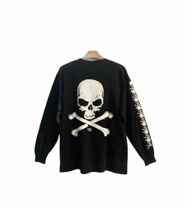 90s fashion victim skull longsleeve tshirt - Gem