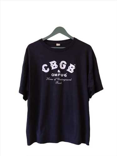 Rock T Shirt × Vintage Vintage CBGB & OMFUG Home … - image 1