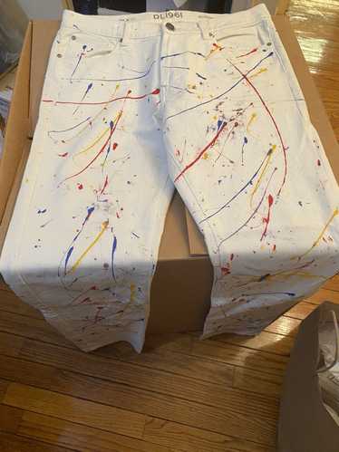 Custom × Number (N)ine custom splatter paint jeans