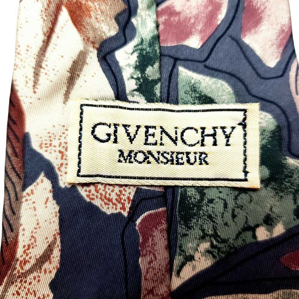 Givenchy Givenchy Monsieur Silk Tie Floral Abstra… - image 3