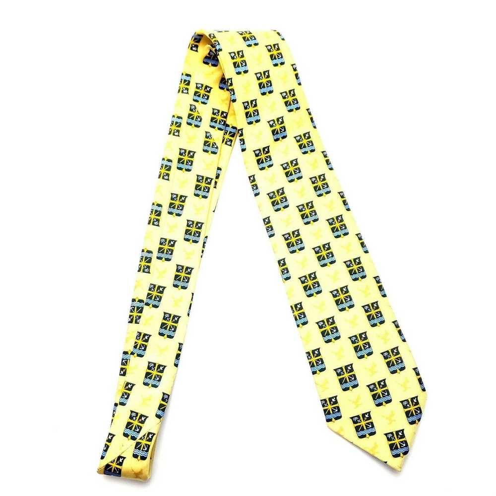 Bird Dog Bay Bird Dog Bay Yellow Silk Tie Novelty… - image 6