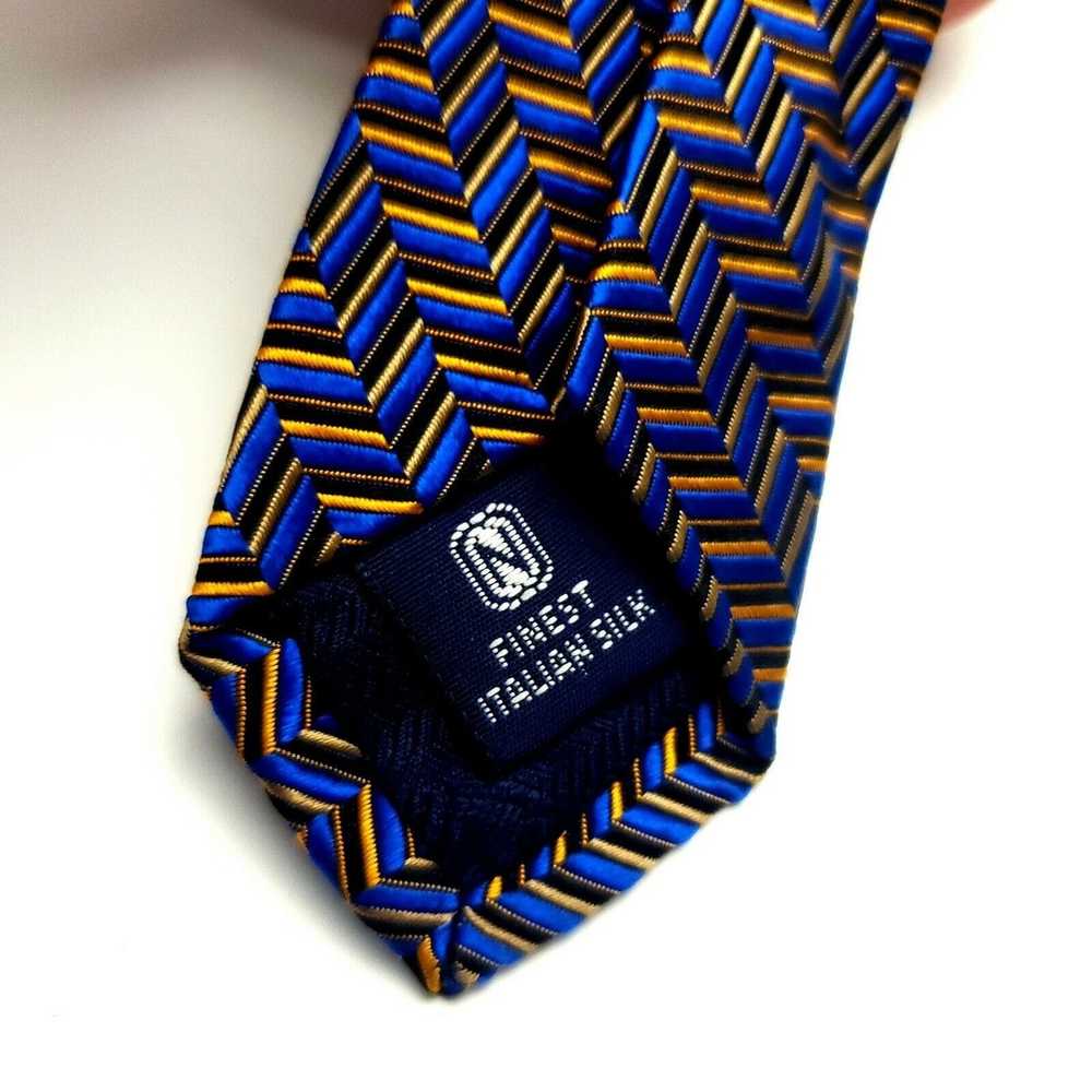 Nordstrom Nordstrom Silk Tie Geometric Blue Orang… - image 4