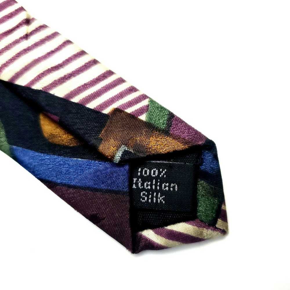 Vintage Don Loper Beverly Hills Silk Tie Abstract… - image 4