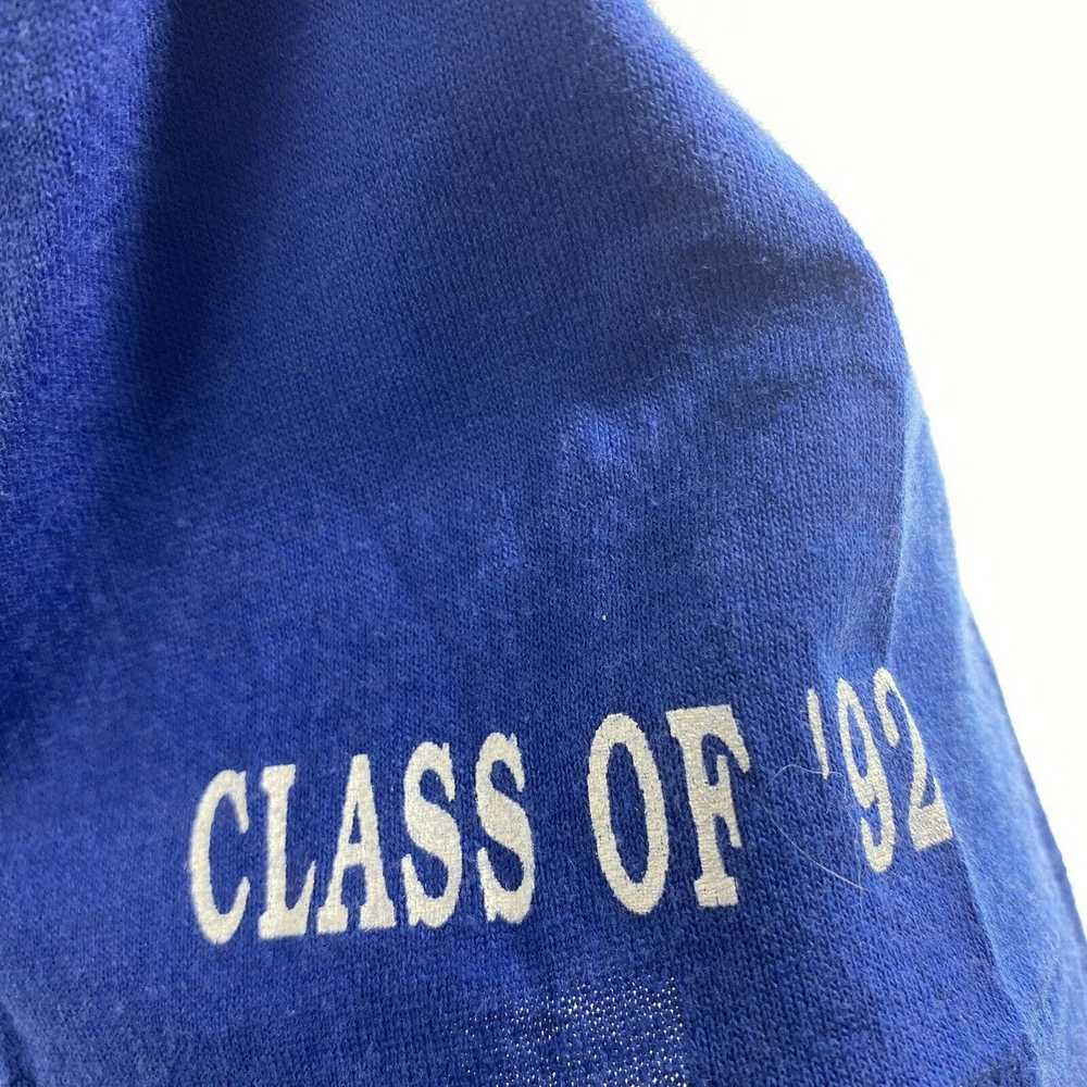 Vintage AIR WAR COLLEGE Russell Athletic L Blue T… - image 2