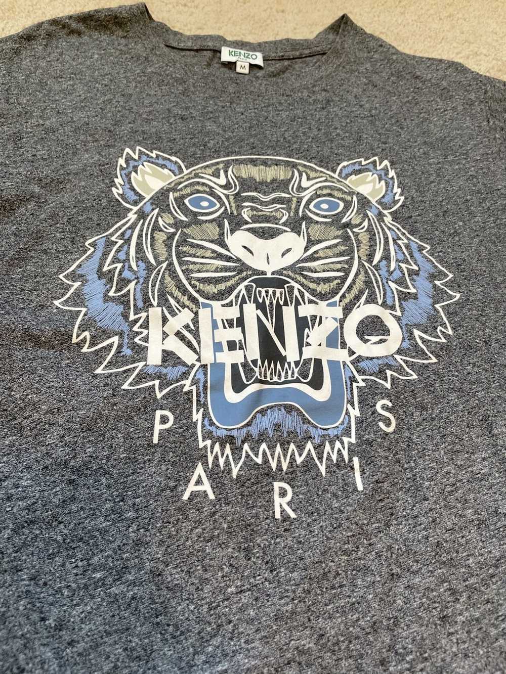 Kenzo Kenzo Paris tiger t shirt grey - image 2