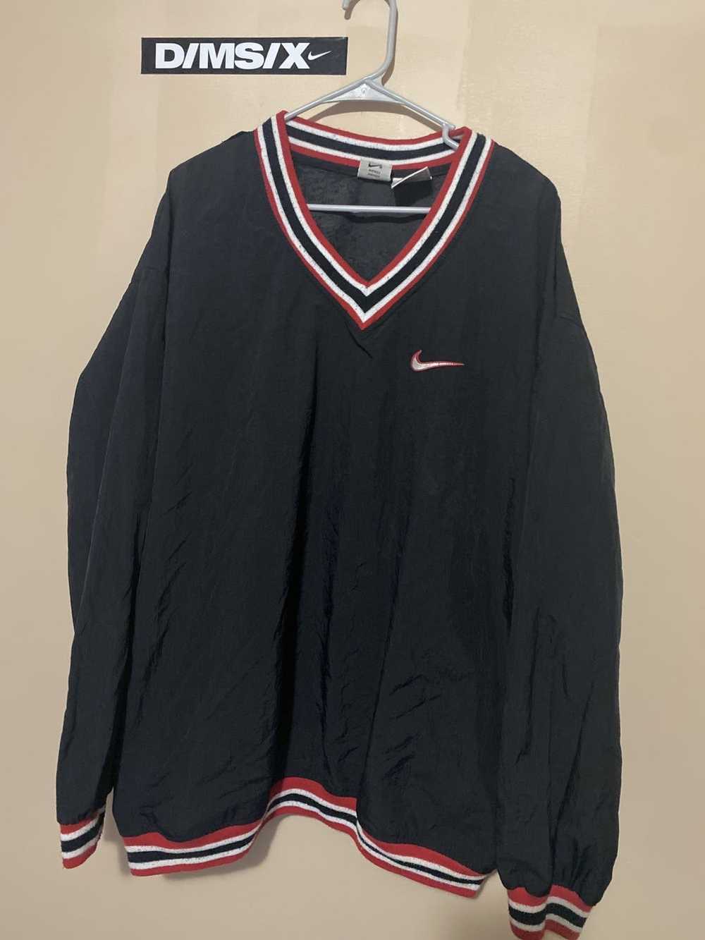 Nike × Vintage 90s Vintage Nike sweatshirt Big lo… - image 1