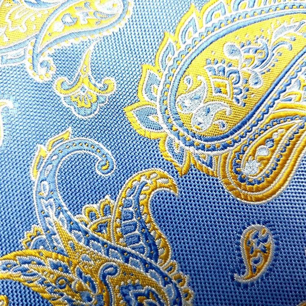 Paul Fredrick Paul Fredrick Silk Tie Woven Blue P… - image 2