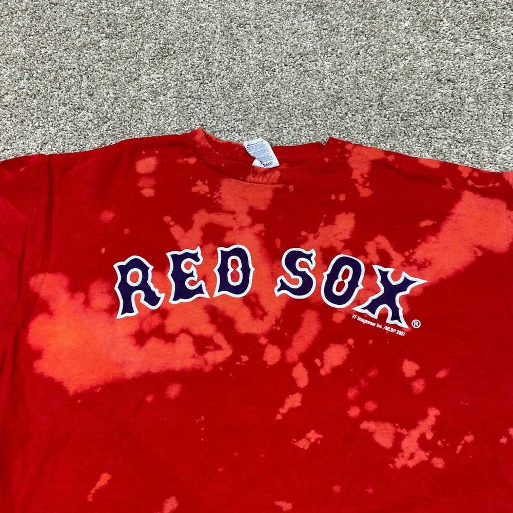 Majestic Boston Red Sox Adult Shirt Large Red Aci… - image 2
