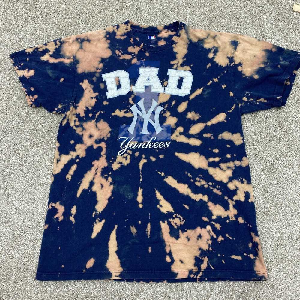 Majestic New York Yankees Adult Shirt Large Blue - image 1