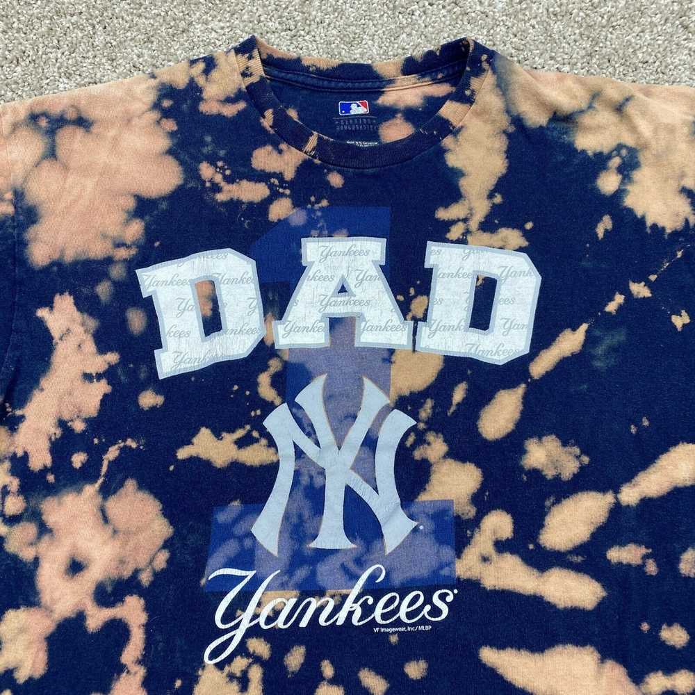 Majestic New York Yankees Adult Shirt Large Blue - image 2